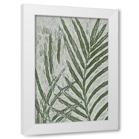 Floral Bliss 1 White Modern Wood Framed Art Print by Brown, Denise