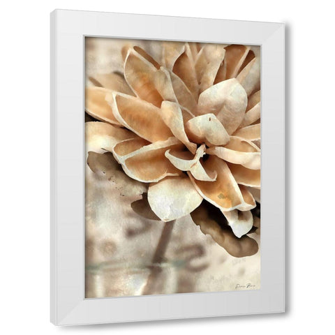 Magnolia 1 White Modern Wood Framed Art Print by Brown, Denise