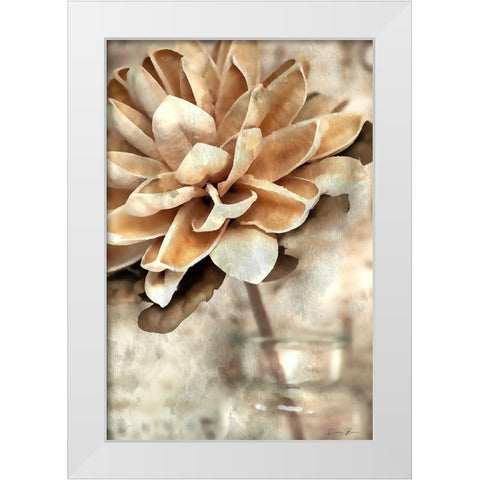 Magnolia 2 White Modern Wood Framed Art Print by Brown, Denise