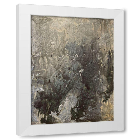 Distorted Reception 2 White Modern Wood Framed Art Print by Brown, Denise