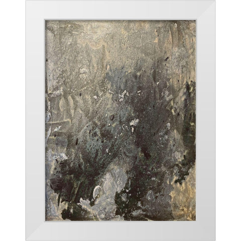 Distorted Reception 2 White Modern Wood Framed Art Print by Brown, Denise