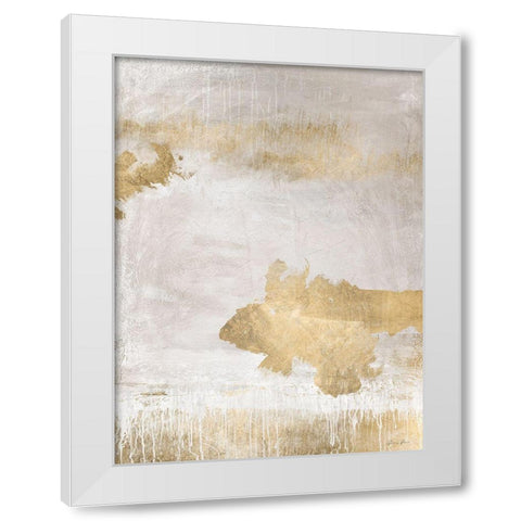 Focus White Modern Wood Framed Art Print by Brown, Denise