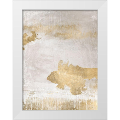 Focus White Modern Wood Framed Art Print by Brown, Denise