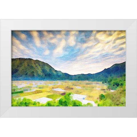 Townsend White Modern Wood Framed Art Print by Brown, Denise