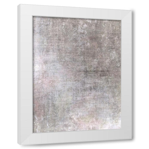 In Love White Modern Wood Framed Art Print by Brown, Denise