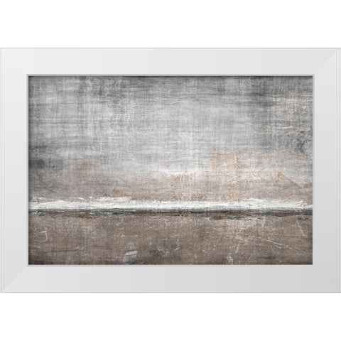Modern Landscape White Modern Wood Framed Art Print by Brown, Denise