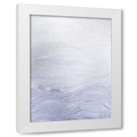 Lilac Waves 2 White Modern Wood Framed Art Print by Brown, Denise