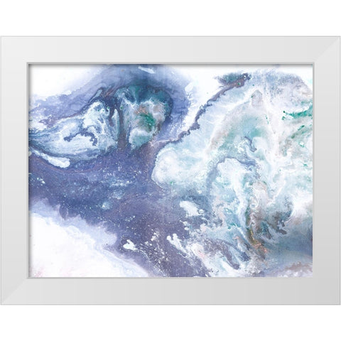 Lilac By Grace White Modern Wood Framed Art Print by Brown, Denise