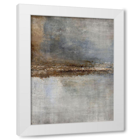 Wednesday White Modern Wood Framed Art Print by Brown, Denise