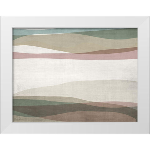 Mod Landscape White Modern Wood Framed Art Print by Brown, Denise