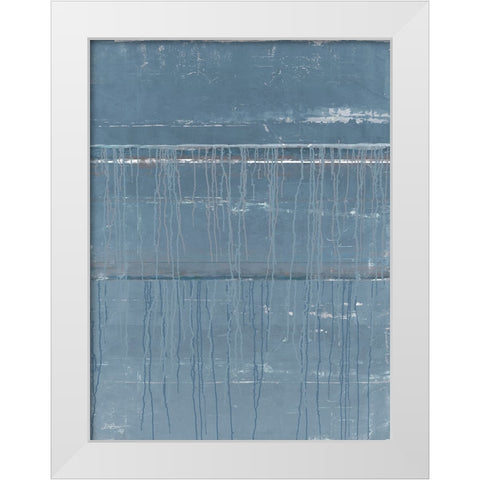Break Through White Modern Wood Framed Art Print by Brown, Denise