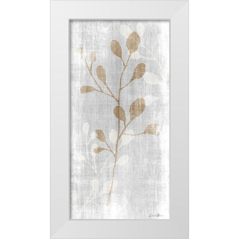 Botanical Stem 2 White Modern Wood Framed Art Print by Brown, Denise