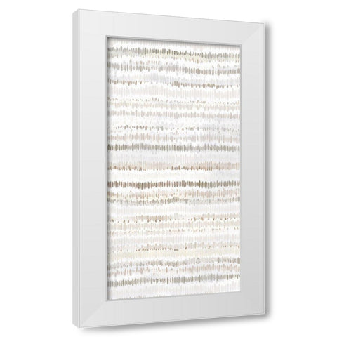New Beginnings 2 White Modern Wood Framed Art Print by Brown, Denise