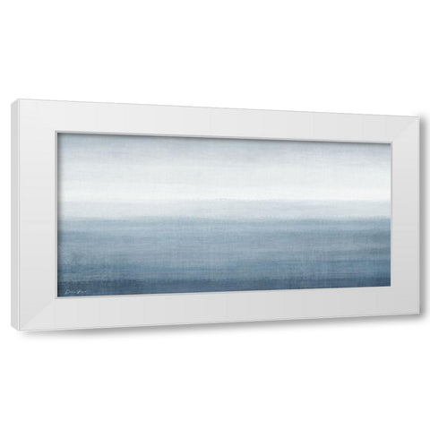 Inner Peace White Modern Wood Framed Art Print by Brown, Denise