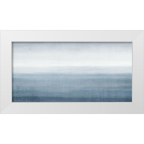 Inner Peace White Modern Wood Framed Art Print by Brown, Denise