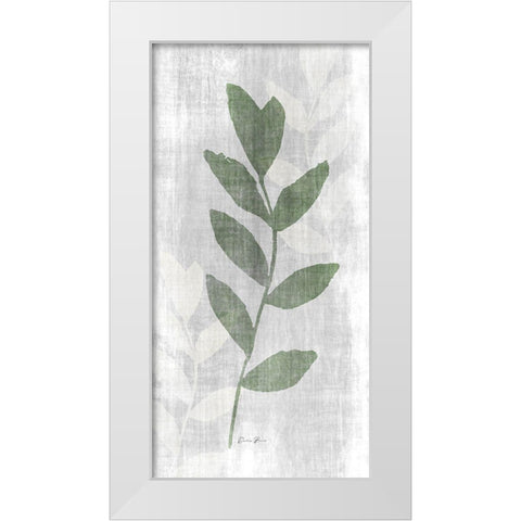Stem in Nature 1 White Modern Wood Framed Art Print by Brown, Denise