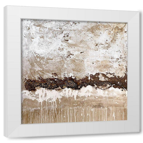 Rainy Day 3 White Modern Wood Framed Art Print by Brown, Denise
