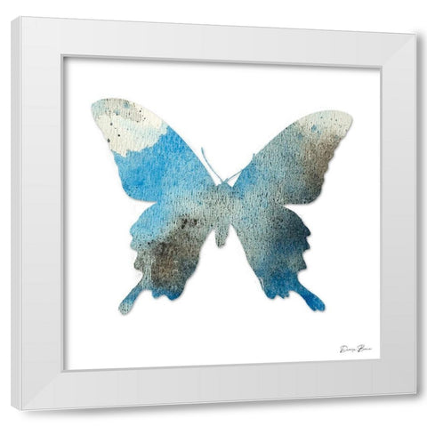 Watercolor Wings 1 White Modern Wood Framed Art Print by Brown, Denise