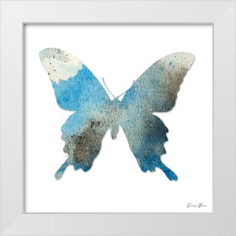 Watercolor Wings 1 White Modern Wood Framed Art Print by Brown, Denise