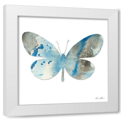 Watercolor Wings 2 White Modern Wood Framed Art Print by Brown, Denise