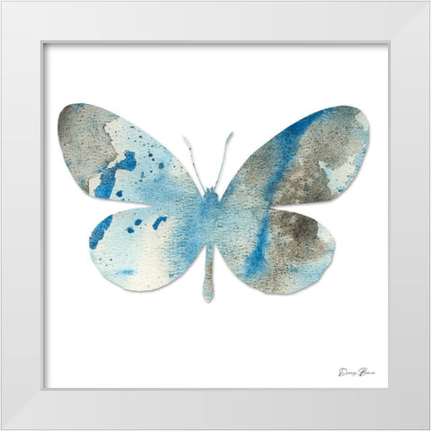 Watercolor Wings 2 White Modern Wood Framed Art Print by Brown, Denise