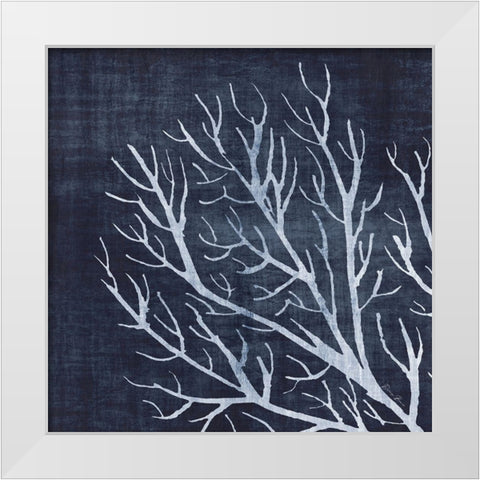 Seaweed 1 White Modern Wood Framed Art Print by Brown, Denise