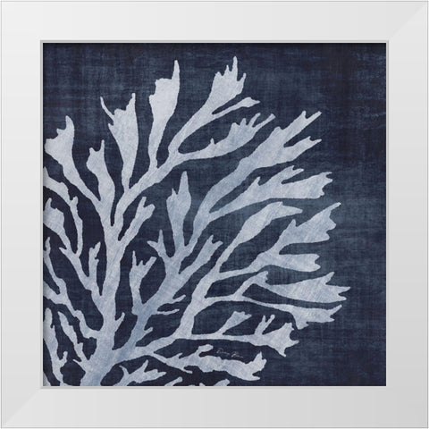 Seaweed 2 White Modern Wood Framed Art Print by Brown, Denise