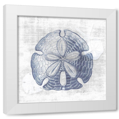 Sand Dollar 1 v2 White Modern Wood Framed Art Print by Brown, Denise