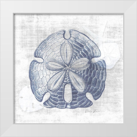 Sand Dollar 1 v2 White Modern Wood Framed Art Print by Brown, Denise