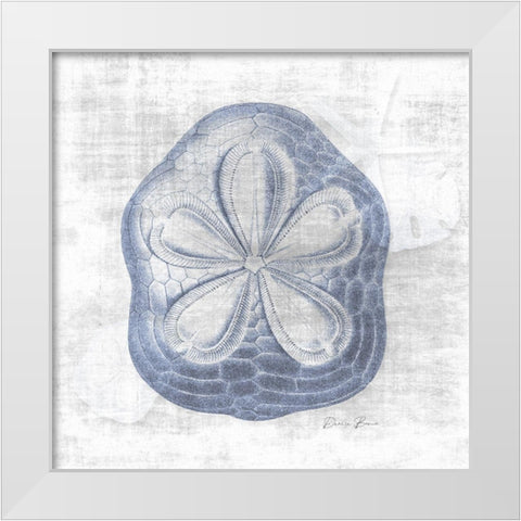 Sand Dollar 2 v2 White Modern Wood Framed Art Print by Brown, Denise