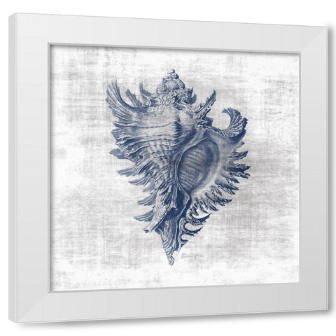Sea Life 1 White Modern Wood Framed Art Print by Brown, Denise