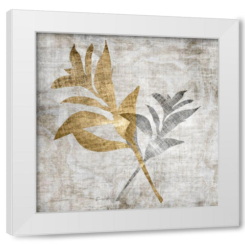 Modern Foliage 4 White Modern Wood Framed Art Print by Brown, Denise