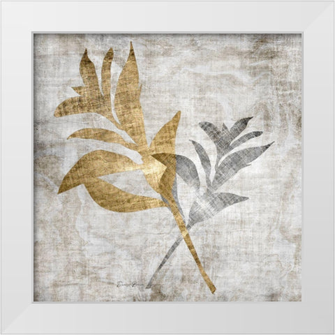 Modern Foliage 4 White Modern Wood Framed Art Print by Brown, Denise