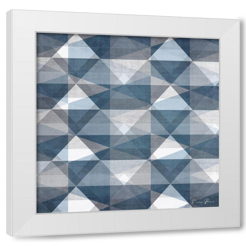 Soft Geo 1 White Modern Wood Framed Art Print by Brown, Denise