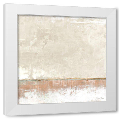 Better Days 2.0 Flat White Modern Wood Framed Art Print by Brown, Denise