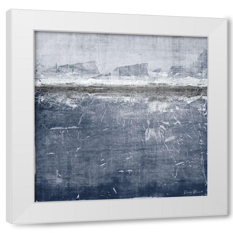 Navy Hue 2 White Modern Wood Framed Art Print by Brown, Denise