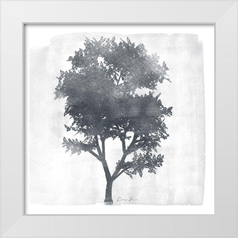 Tree 2 White Modern Wood Framed Art Print by Brown, Denise