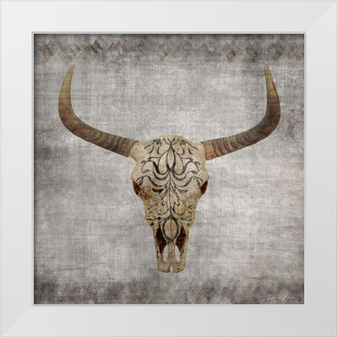 Bone Yard 1 V2 White Modern Wood Framed Art Print by Brown, Denise