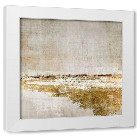 Fuliflled White Modern Wood Framed Art Print by Brown, Denise