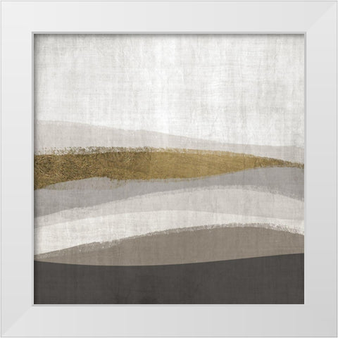 Golden Range 2 White Modern Wood Framed Art Print by Brown, Denise