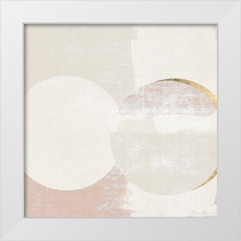 Eclipse 1 White Modern Wood Framed Art Print by Brown, Denise