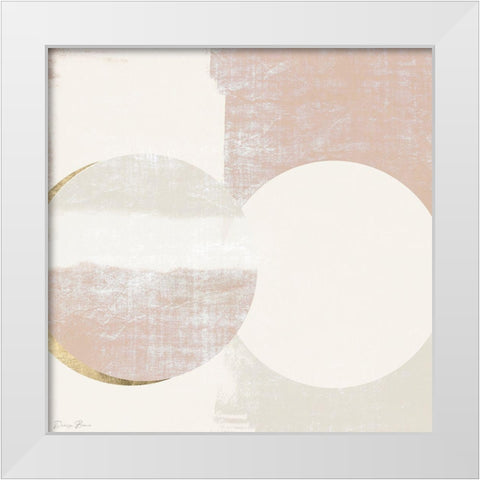 Eclipse 2 White Modern Wood Framed Art Print by Brown, Denise