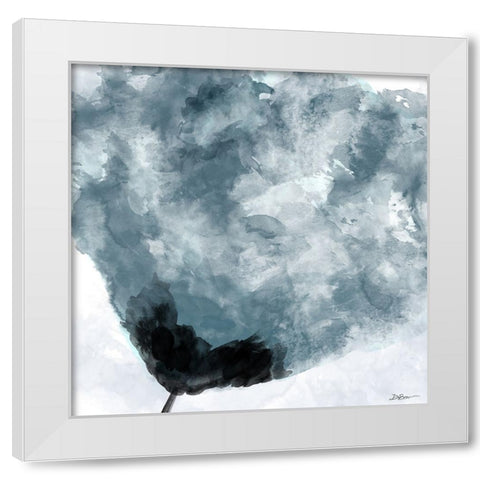 Watercolor Tulip 2 White Modern Wood Framed Art Print by Brown, Denise