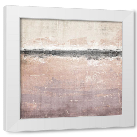 New Horizon 1 White Modern Wood Framed Art Print by Brown, Denise