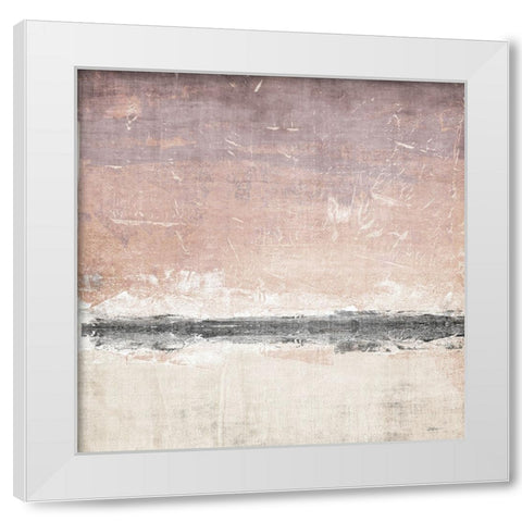 New Horizon 2 White Modern Wood Framed Art Print by Brown, Denise