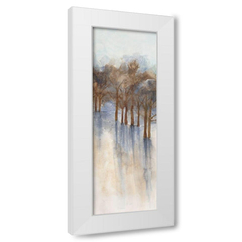 Misty Forest 2 White Modern Wood Framed Art Print by Charest, Doris