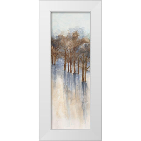 Misty Forest 2 White Modern Wood Framed Art Print by Charest, Doris