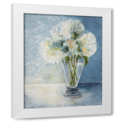 Austere Arrangement White Modern Wood Framed Art Print by Charest, Doris