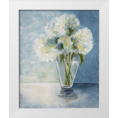 Austere Arrangement White Modern Wood Framed Art Print by Charest, Doris
