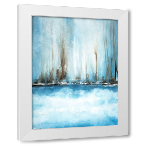 Breakthrough 1 White Modern Wood Framed Art Print by Charest, Doris